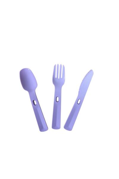 Dalip Baby Σετ πλαστικών μαχαιροπίρουνων για ταξίδια, 3 τεμάχια, Θήκη αποθήκε...