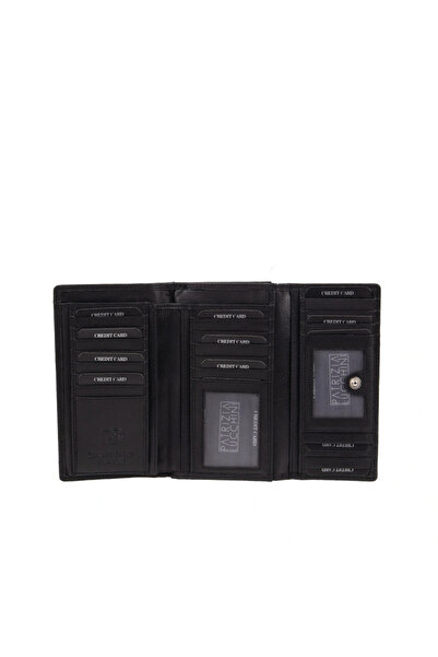 Generic Women's genuine leather wallet BG20323, Nero