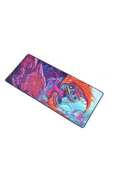 eR D L Professional mousepad for gamers with dragon, monster, colorful 90x40cm, eR D L