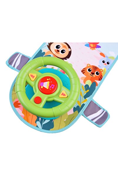 İSP Volan interactiv bebelusi, "LikeSmart Fun Wheel ", Butoane cu Sunete Interactive, Covoras Flexib