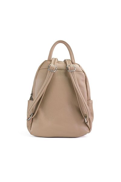 Posete Fagaras Timeea Leather Backpack - Cream, Genuine Leather Backpack, Backpack, Genuine Leather, Leather Backpack