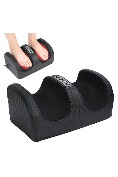 Zetta Innovation Aparat de masaj electric pentru picioare Shiatsu cu funcție de încălzire