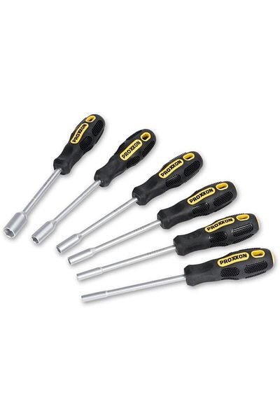 Proxxon Set of 6 screwdrivers, 22644, FLEX-DOT Tubular