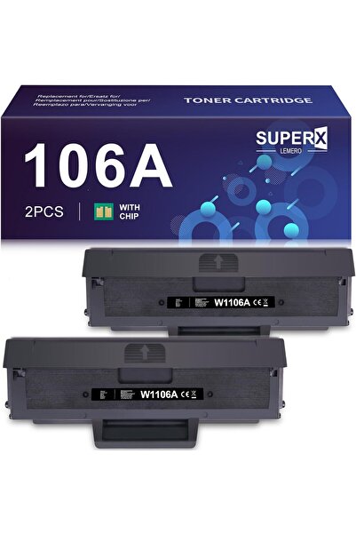 HP MFP 135a 135w 135r 137fnw Lazer 107a 107r için 106A W1106A Uyumlu Toner (Çipli)