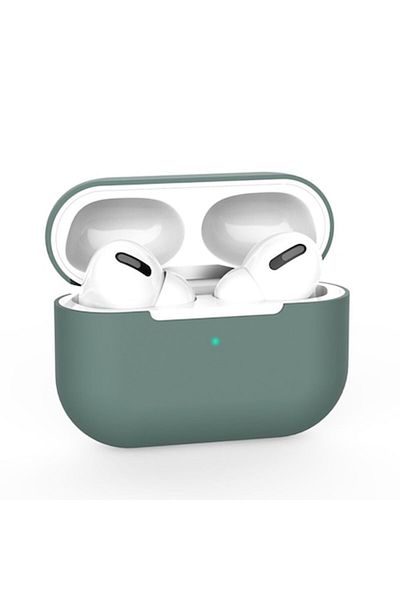 dalip Protective Case for Headphone Support Compatible with Apple AirPods 1/2, Silicone, Military Green