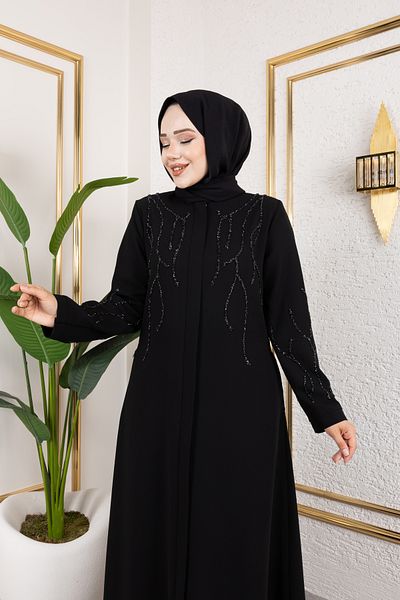 nevmira Crew Neck Branch Detailed Ferace