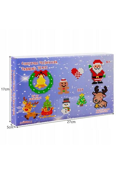 İSP "Likesmart DIY Ironing Beads" craft set, 6000 beads, 15 templates,