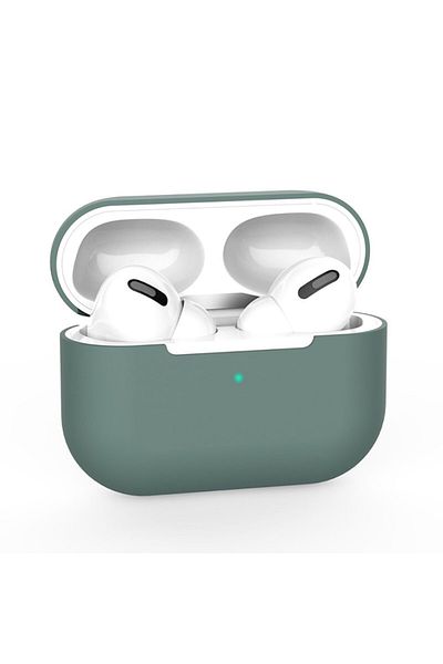 dalip Protective Case for Headphone Support Compatible with Apple AirPods 1/2, Silicone, Military Green