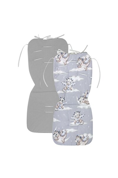 MimiNu Στρώμα καροτσιού, MimiNu, Αναστρέψιμο, Διπλής όψης, Βελούδο και βαμβάκι