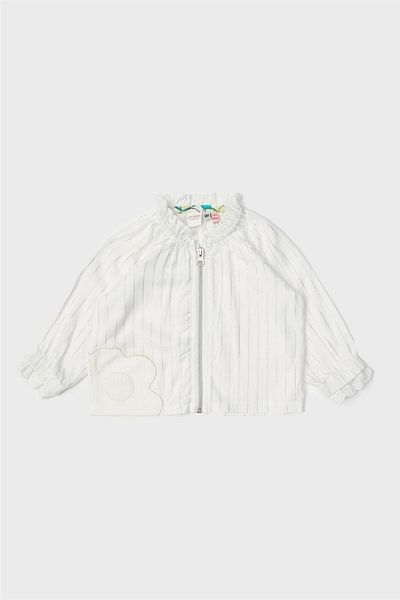 Layette Baby Girl White Tracksuit Top