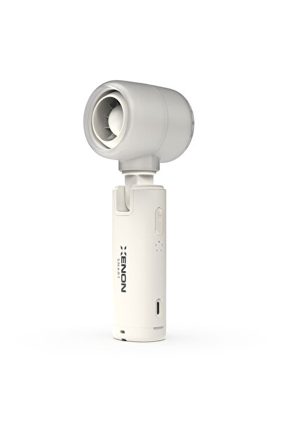 Xenon Smart Taşınabilir Şarjlı 5 Kademeli El Fanı 7 Saat Kullanım 14000 RPM Sessiz Mini Vantilatör Beyaz X6101