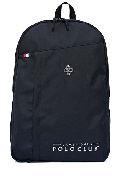 Cambridge Polo Club Hafif Su Geçirmez Günlük Sırt Çantası - Okul Çantası Siyah