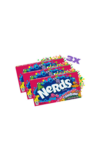 Nerds Candy Rainbow Confectionery 141Gr (3 Pcs)
