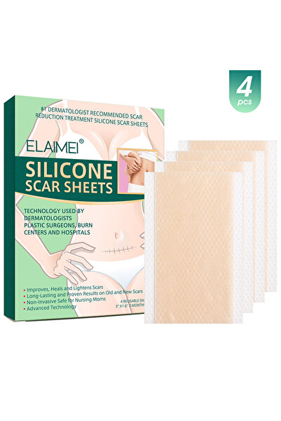Choice 4 قطع، لفة واحدة من جل السيليكون لعلاج الندبات، رقعة علاج فعالة لإزالة...