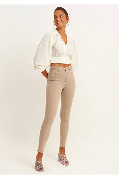 OurStyles AURA>>>ΓΥΝΑΙΚΕΙΑ ΨΗΛΟΜΕΓΑΛΗ ΛΙΚΡΑ S.K.I.N.N.Y ΤΖΙΝ (ΣΤΡΟΥΜΕΝΟ ΠΟΔΙ) ΝΕΑ ΣΕΖΟΝ