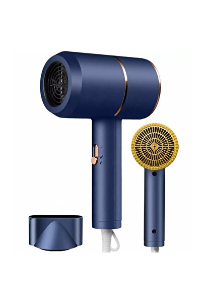 dalip Uscător de păr portabil compact de călătorie, 22x15,5x7 cm, albastru