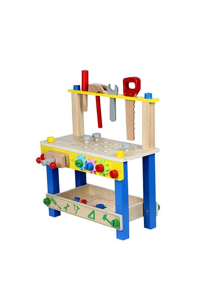 İSP Atelier de Lucru din Lemn cu Unelte si Accesorii, 41 CM Inaltime "ISP LikeSmart Tool Stand",