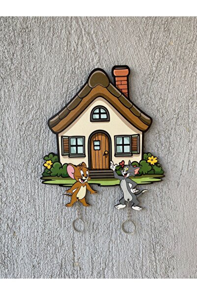 FORONEUS سلسلة مفاتيح حائط بحزام 6 مم خشب مقطوع بالليزر طباعة رقمية