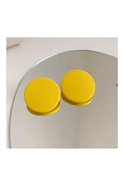 Inovius - Yellow Round Earrings