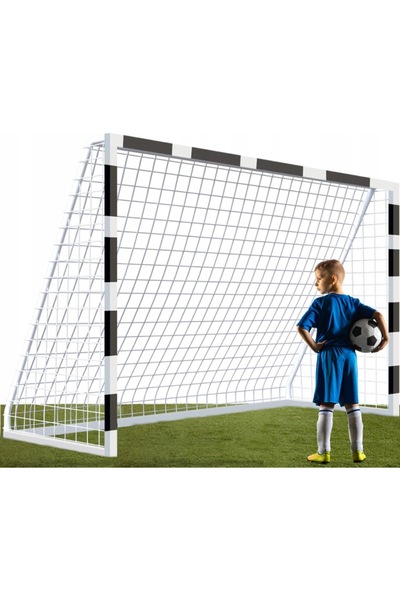 SERSIMO Steel football goal, 200x300 cm, 38mm profile, with fixing elements