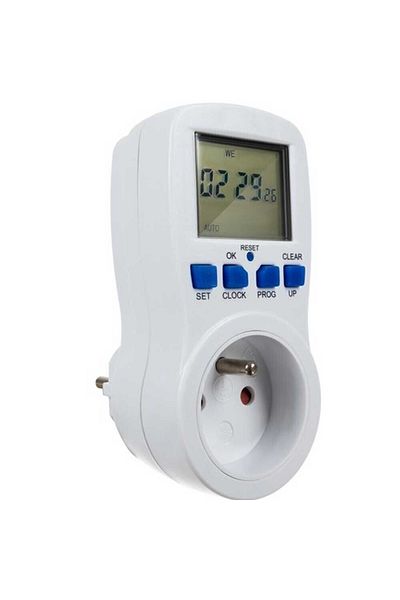 LikeSmart Priza programabila digitala "LikeSmart Izoxis", 4 Butoane, Putere Maxima 3680W, Curent Maxim 16A, Al