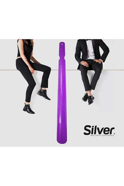 Silver Set 4 bureti premium cu rezervor pentru lustruire si incaltator 50 cm, negru