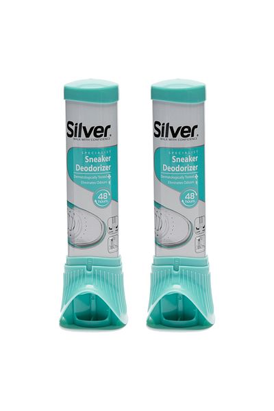 Silver Pachet 2 x Spray deodorant pentru incaltaminte sport Silver, 100 ml