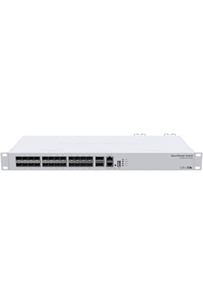 MIKROTIK Switch CRS326-24S+2Q+RM, with management, no PoE, 1x 10/100Mbps RJ45, 24xSFP+, 2xQSFP+