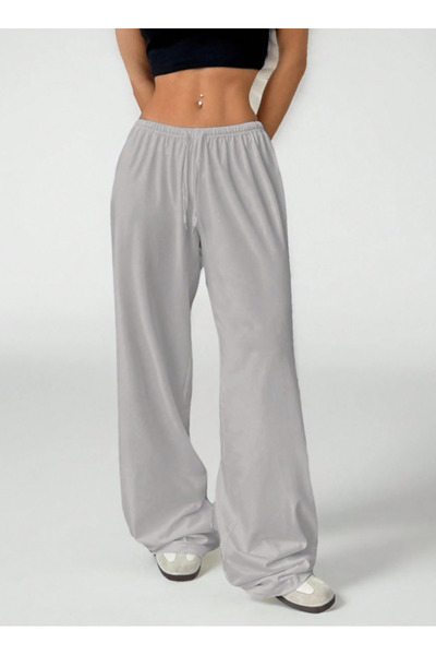 yx yustex sport بنطلون رياضي نسائي رمادي مقاس كبير فضفاض وفضفاض من ALTI مصنوع...