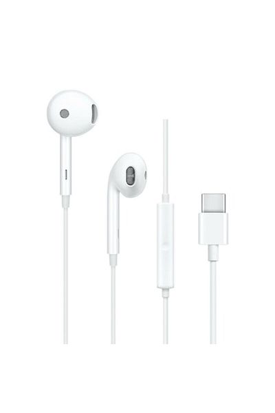 OPPO Căști MH135 Earbuds cu fir și microfon, USB tip C, albe