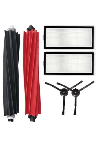 RotRever Σετ ανταλλακτικών για την Roborock Q5 Pro, Q5 Pro Plus, συμβατή βούρτσα, φίλτρο Hepa - Μαύρο 6 τεμάχια