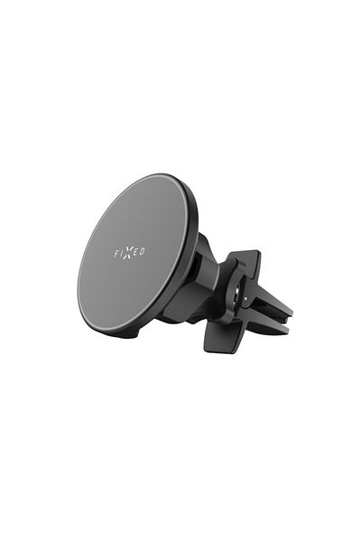 FIXED Suport Multifunctional Auto Grila Ventilatie, 15W, P30, Silicon Flex, Negru