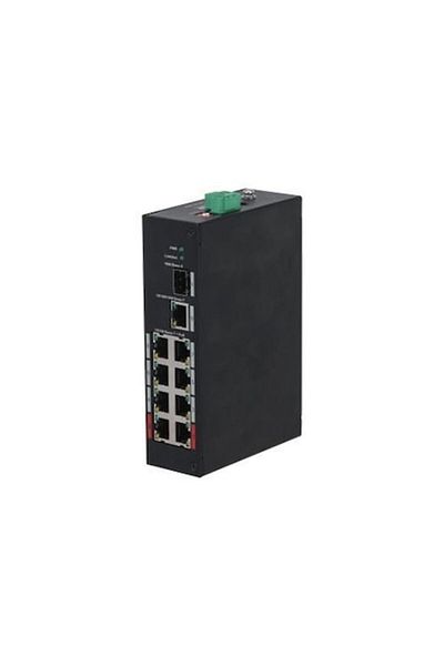 DAHUA Switch PoE Industrial 8 porturi, 1x Gigabit, 1x SFP, 96W, PFS3110-8ET-96-V2