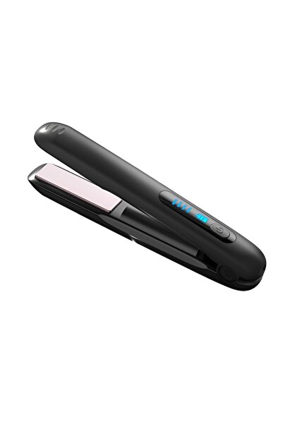 Camy Placă de îndreptat părul wireless, adaptor tip C, 4 niveluri de temperatură, tensiune 5V, capacitate baterie 5000mAh