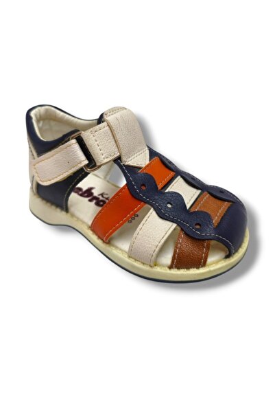 BEEBRON 3008-20 Sandale anatomice pentru băieți, cu 3 dungi, închise în față,...