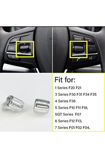 MAF Set 2 butoane volan croazieră rotativă BMW F01 F02 F06 F07 F10 F11 F12 F13 F20 F21