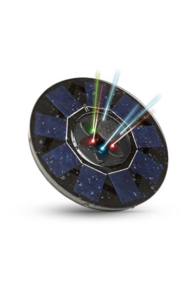 Briggs Fântână solară cu baterie, 6 LED-uri RGB -
