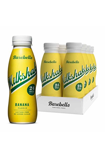 Barebells ميلك شيك، 330 مل، موز، عبوة من 8 قطع