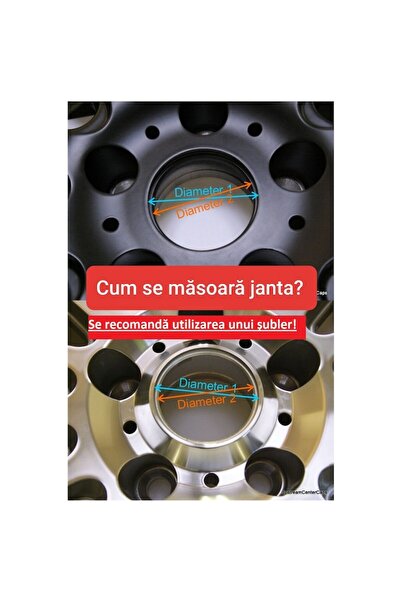 Volkswagen Set 4 capace jante VW exterior: 63mm, interior: 56mm + odorizant LUCASON