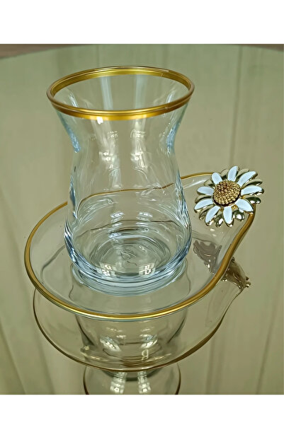 Elta Collection Özel Seri Yaldızlı 6’lı Çay Seti | Hediyelik – Çeyizlik Çay T...