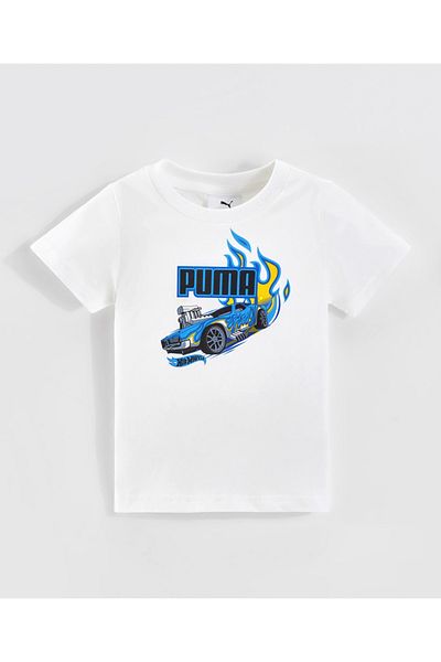 Puma Hot Wheels Graphic T-Shirt - White
