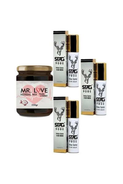 ALSHOP Mrlove Ginsengli 250 gr Ve Spray 3 Adet 1 gr