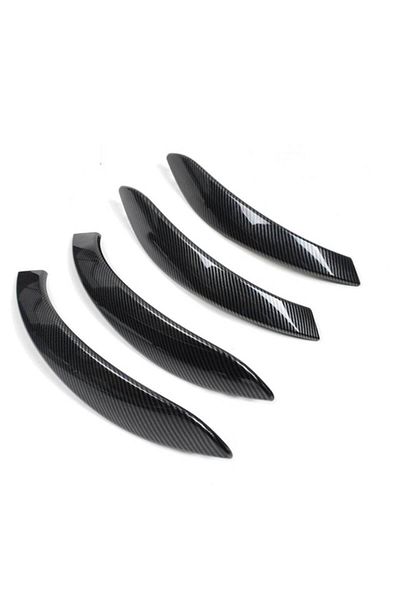 OEM Set 4 mânere exterioare uși pentru BMW Seria 3 F30 F31 F32 F34 F35 F36 F80 F82, negru carbon