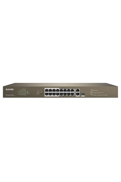 Tenda Comutator TEF1118P-16-250W, 16 porturi, 10/100Mbps