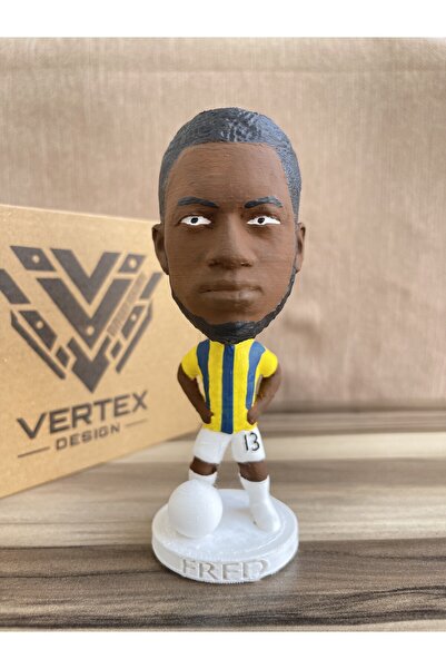 VertexDesign3D Fred Fênêrbẩhçê 3d Futbolcu Taraftar Biblo Figür Erkek Hediyel...