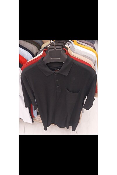 Cinar erkek giyim Dad T-Shirt Pocket Short-Sleeve Summer Polo Neck Combed Cotton