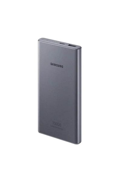 Samsung External Battery, 10000 mAh, 25W, USB Type-C, two ports, Gray