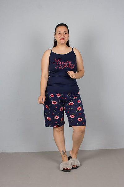 Truva XXL Summer Evenings Must Have: Adjustable Strap Shorts Pajama Sets