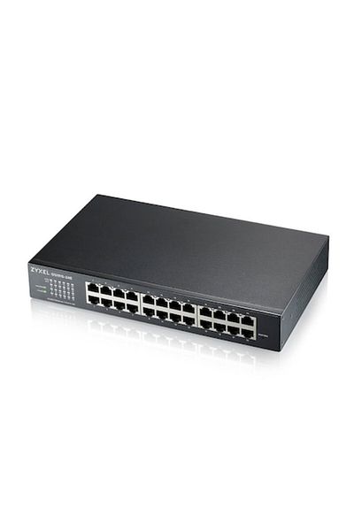 ZyXEL Switch GS1915-24E cu 24 de porturi, Gigabit, gestionabil, Montare in rack