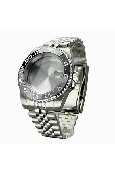 Choice T-Date Jubilee Band BGW9 bue lumoius bezel Fit for Sub Dive Watch Case NH34 NH35 NH36 NH70 NH72 200m